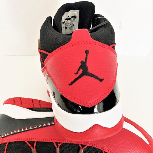 NEW Shoes Athletic Air Jordan Basketball MEN 7 Retro 2010 Red Black Women 8-8.5 - Picture 4 of 6